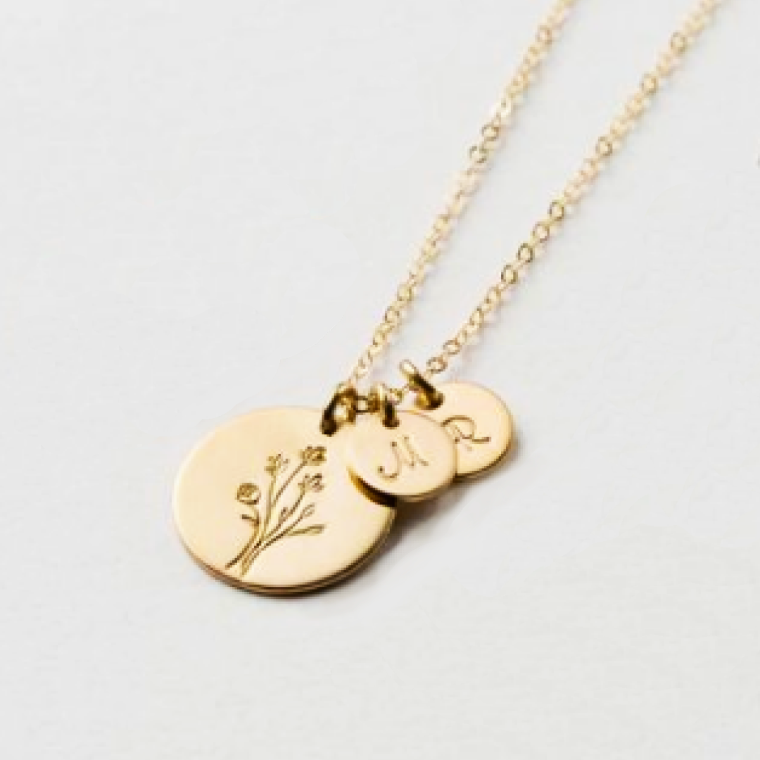 Dije personalizado oro de 14k DJ-1024