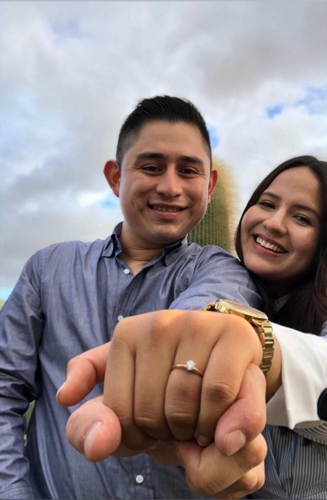 Fotos de clientes en la entrega 2