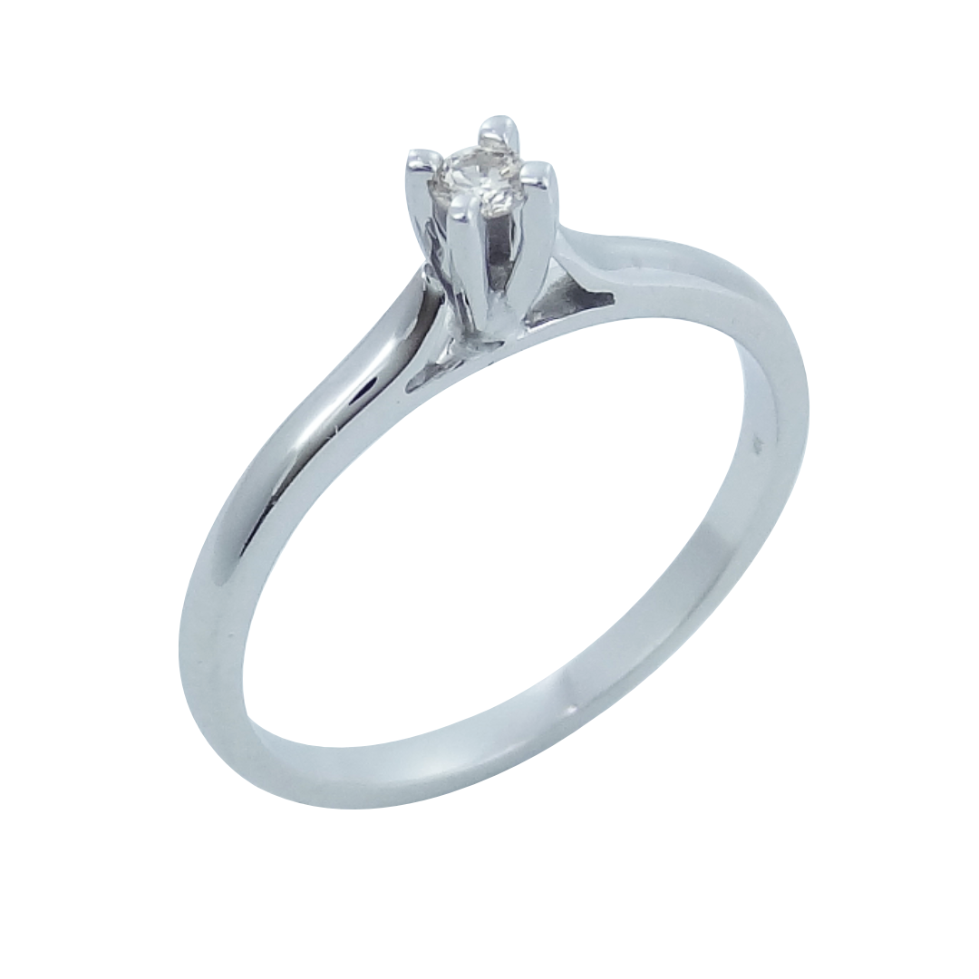 Anillo de compromiso AC-1003 8 pts