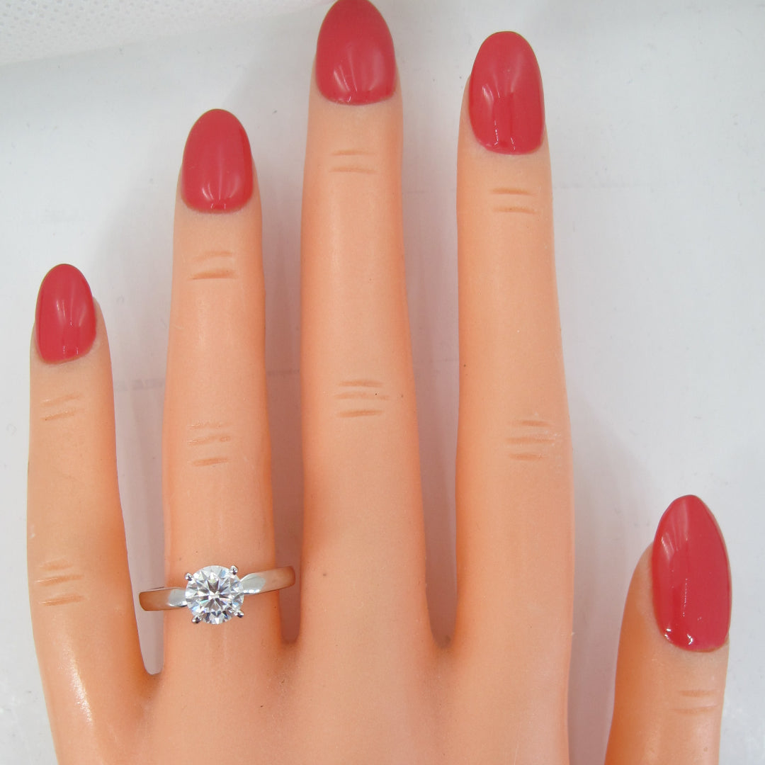 Anillo de compromiso AC-1007 1 moissanita