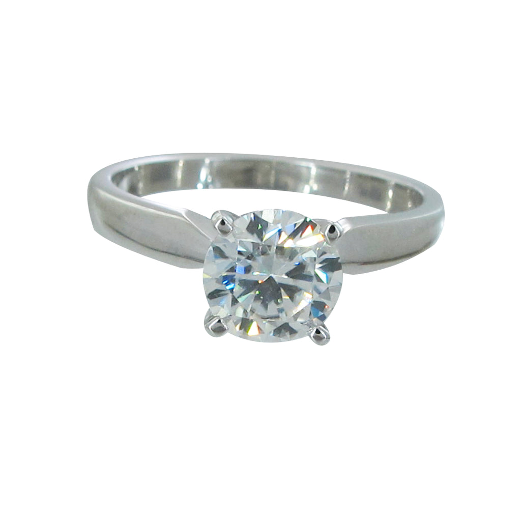 Anillo de compromiso AC-1007 1 moissanita